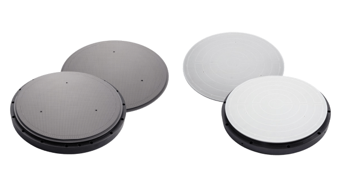 Electrostatic chuck for semiconductor wafer processing